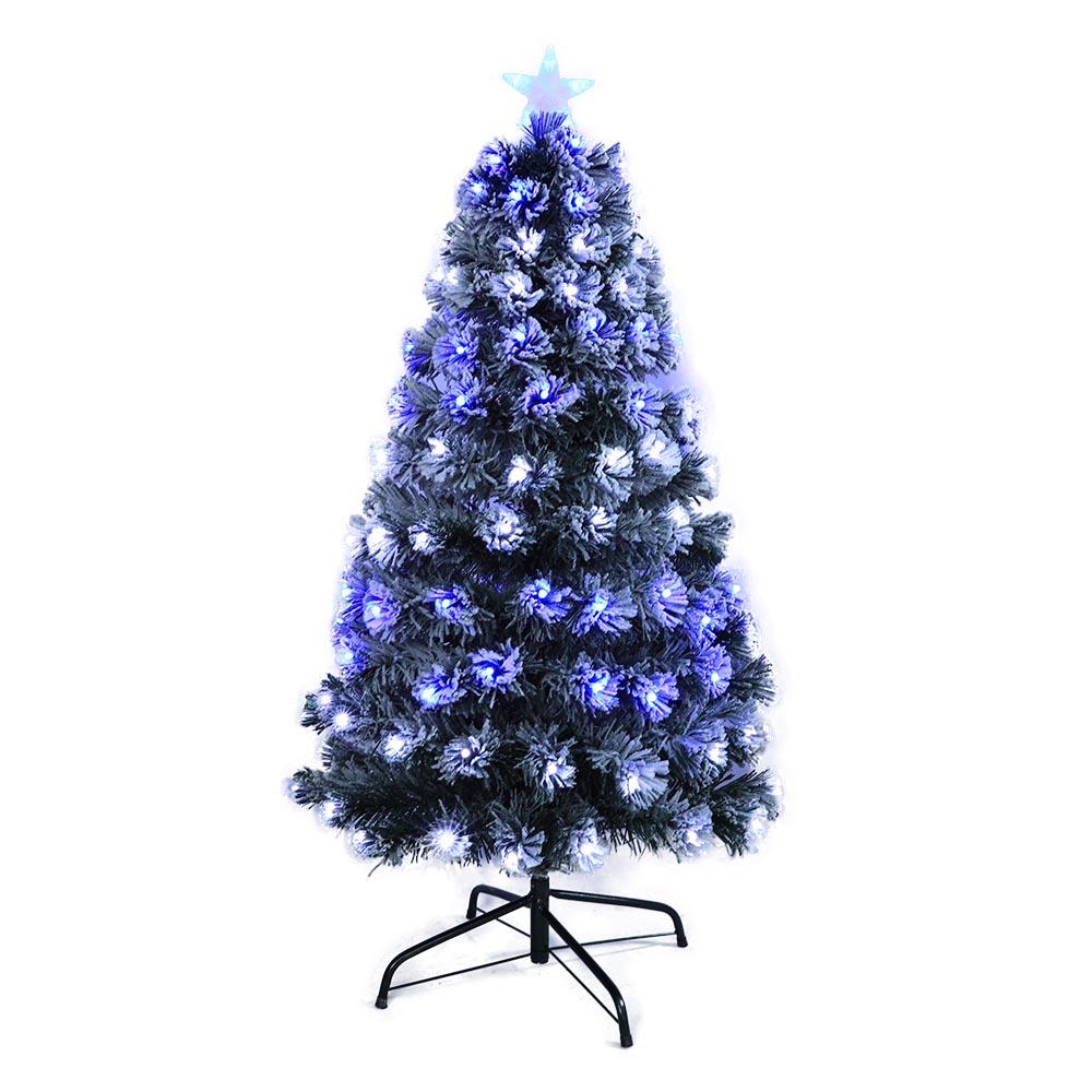 QYF221615 árbol de navidad de fibra óptica todo ligero